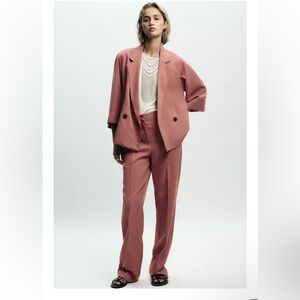 ZARA 2Pcs CORD PANTS AND MATCHING JACKET SET
